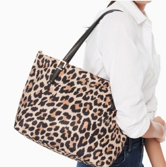 kate spade Handbags - PRICE SLASHED Kate Spade NY leopard Tote/Purse